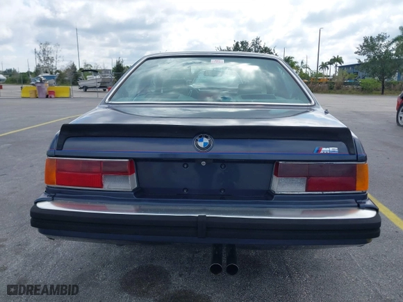 1986 BMW 6 Series 635CSi with VIN WBAEC840XG0613529, listed as a IAAI auction lot 42060435 with 1 mi miles. Bid and sale history available at carsss.com. Image 15.