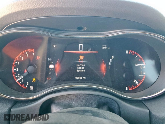 2019 Dodge Durango GT Plus with VIN 1C4RDHDG5KC806483, listed as a Copart auction lot 47853555 with 93,895 mi miles and Salvage Title. Bid and sale history available at carsss.com. Image 9.