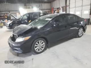 2012 Honda Civic EX-L with VIN 19XFB2F93CE004657, listed as a Copart auction lot 53540115 with 199,443 mi miles and Salvage Title. Bid and sale history available at DreamBid. Image 1.