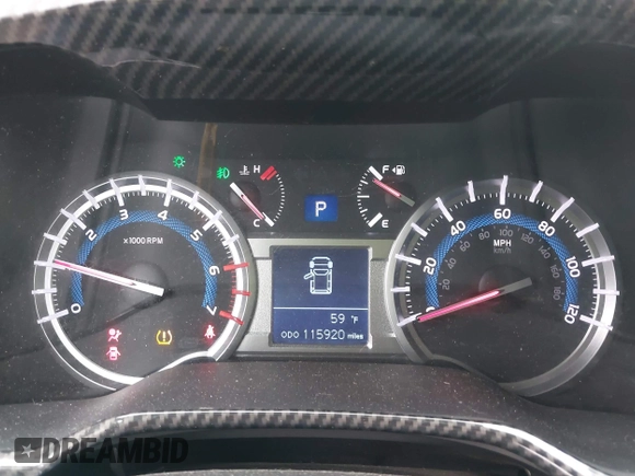 2016 Toyota 4Runner Limited with VIN JTEBU5JR6G5291409, listed as a IAAI auction lot 42153631 with 115,920 mi miles and . Bid and sale history available at DreamBid. Image 7.