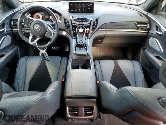 2022 Acura RDX PMC Edition with VIN 5J8TC2H83NL016856, listed as a Copart auction lot 83317134 with 19,366 mi miles and Salvage Title. Bid and sale history available at carsss.com. Image 8.