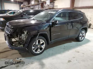 2021 Jeep Compass Limited z VIN 3C4NJDCB0MT587512, wystawiony jako Copart lot #50601725 z przebiegiem 54 235 mil mil oraz Szkoda całkowita • Salvage title. Historia ofert i sprzedaży dostępna na DreamBid. Obrazek 1.