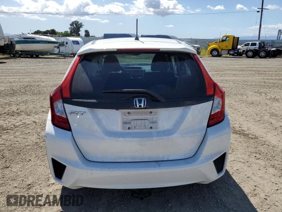 2015 Honda Fit LX with VIN 3HGGK5G55FM748175, listed as a Copart auction lot 56556915 with 98,858 mi miles and Salvage title. Bid and sale history available at DreamBid. Image 6.