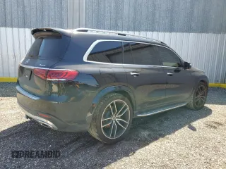 2021 Mercedes-Benz GLS 580 with VIN 4JGFF8GE0MA390652, listed as a Copart auction lot 46833794 with 45,034 mi miles and . Bid and sale history available at DreamBid. Image 3.