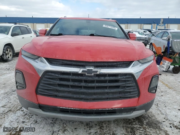 2019 Chevrolet Blazer with VIN 3GNKBCRS2KS697859, listed as a Copart auction lot 42671545 with 130,279 mi miles and Salvage Title. Bid and sale history available at carsss.com. Image 5.