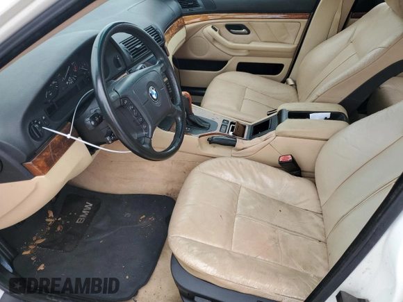2001 BMW 5 Series 530iA with VIN WBADT63471CF05916, listed as a Copart auction lot 42752195 with 110,586 mi miles and Salvage Title. Bid and sale history available at carsss.com. Image 7.