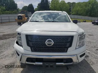 2021 Nissan Titan SV with VIN 1N6AA1ECXMN528984, listed as a Copart auction lot 53950365 with 64,474 mi miles and Salvage title. Bid and sale history available at DreamBid. Image 5.