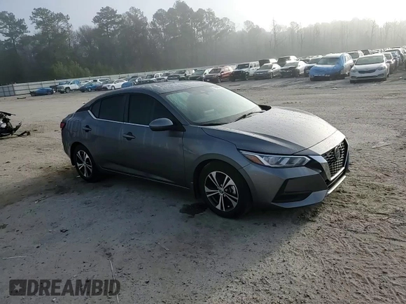 2021 Nissan Sentra SV with VIN 3N1AB8CV5MY210161, listed as a Copart auction lot 43628315 with 24,183 mi miles and Salvage Title. Bid and sale history available at DreamBid. Image 10.