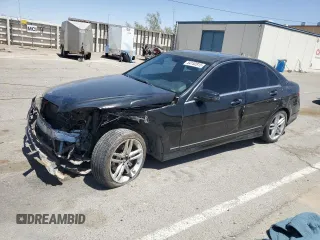 2014 Mercedes-Benz C 250 Sport with VIN WDDGF4HB7EA963401, listed as a Copart auction lot 54152815 with 155,264 mi miles and Salvage title. Bid and sale history available at DreamBid. Image 1.