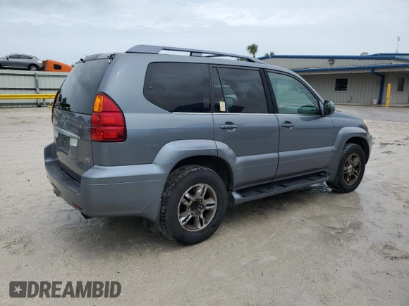 2004 Lexus GX 470 z VIN JTJBT20X740031726, wystawiony jako Copart lot #59712925 z przebiegiem 199 567 mil mil oraz Czysty tytuł • Clean title. Historia ofert i sprzedaży dostępna na DreamBid. Obrazek 3.