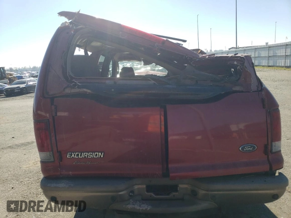 2004 Ford Excursion Eddie Bauer с VIN 1FMSU45P24EA16957, выставлен на аукционе Copart как лот 87872685 с пробегом 92 621 миль миль и На запчасти • Non repairable. История ставок и продаж доступна на DreamBid. Изображение 6.
