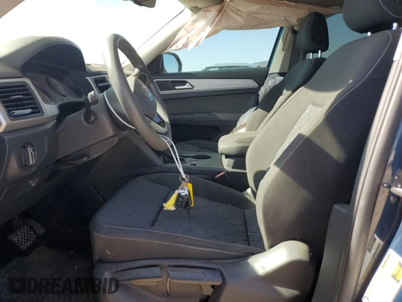 2021 Volkswagen Atlas S with VIN 1V2AP2CA8MC591195, listed as a Copart auction lot 43898235 with 51,443 mi miles and Salvage title. Bid and sale history available at DreamBid. Image 7.