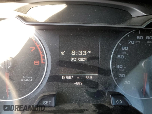 2013 Audi allroad Premium Plus with VIN WA1UFAFL8DA135521, listed as a Copart auction lot 72659884 with 197,667 mi miles and Clean Title. Bid and sale history available at carsss.com. Image 9.