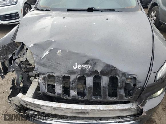 2017 Jeep Cherokee Limited with VIN 1C4PJMDBXHW537028, listed as a Copart auction lot 43150265 with 150,946 mi miles and Salvage Title. Bid and sale history available at carsss.com. Image 12.