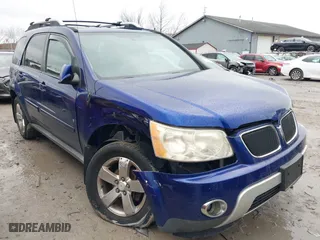2006 Pontiac Torrent with VIN 2CKDL73F066114347, listed as a IAAI auction lot 40939385 with 103,284 mi miles. Bid and sale history available at carsss.com. Image 1.