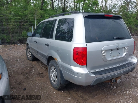 2005 Honda Pilot LX z VIN 2HKYF18185H572190, wystawiony jako IAAI lot #42135127 z przebiegiem 201 768 mil mil oraz . Historia ofert i sprzedaży dostępna na DreamBid. Obrazek 3.