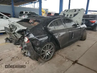 2020 Genesis G70 3.3T with VIN KMTG34LE6LU050968, listed as a Copart auction lot 66032294 with 61,179 mi miles and Salvage Title. Bid and sale history available at DreamBid. Image 3.