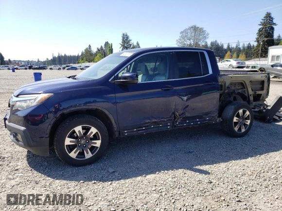 2017 Honda Ridgeline RTL z VIN 5FPYK3F56HB001983, wystawiony jako Copart lot #54862915 z przebiegiem 96 547 mil mil oraz Szkoda całkowita • Salvage title. Historia ofert i sprzedaży dostępna na DreamBid. Obrazek 1.