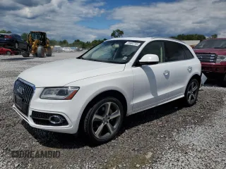 2016 Audi Q5 Premium Plus z VIN WA1D7AFP6GA034773, wystawiony jako Copart lot #55603785 z przebiegiem 110 574 mil mil oraz Szkody całkowita. Historia ofert i sprzedaży dostępna na DreamBid. Obrazek 1.
