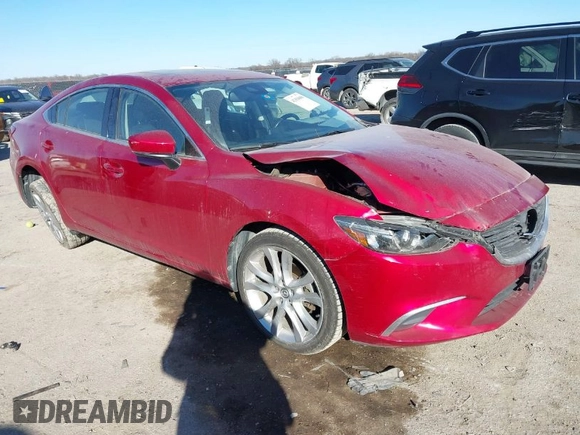 2017 Mazda 6 Touring with VIN JM1GL1V51H1126762, listed as a IAAI auction lot 41394606 with 62,072 mi miles and . Bid and sale history available at DreamBid. Image 1.