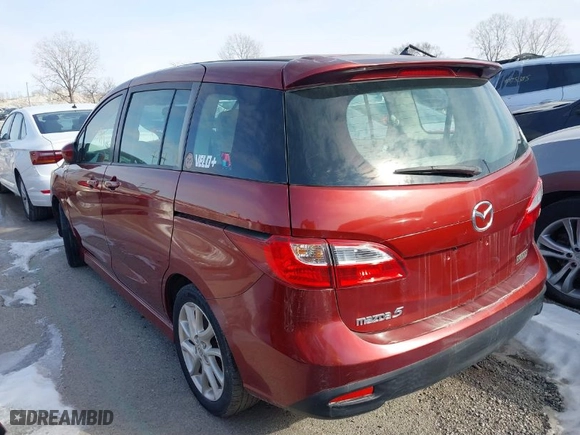 2012 Mazda Mazda5 Touring with VIN JM1CW2CL2C0114633, listed as a IAAI auction lot 41345949 with NaN miles. Bid and sale history available at carsss.com. Image 3.