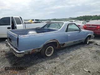 1983 Chevrolet El Camino z VIN 1GCCW80H6DR289404, wystawiony jako Copart lot #57524685 z przebiegiem 66 561 mil mil oraz Czysty tytuł • Clean title. Historia ofert i sprzedaży dostępna na DreamBid. Obrazek 3.