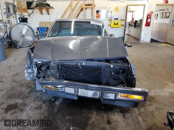 1987 Buick Regal with VIN 1G4GJ11Y4HP413978, listed as a Copart auction lot 72449154 with 52,519 mi miles and Salvage Title. Bid and sale history available at DreamBid. Image 5.