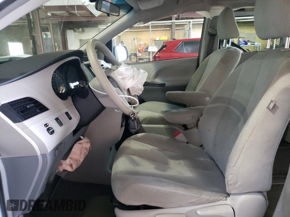 2014 Toyota Sienna L with VIN 5TDZK3DCXES441002, listed as a Copart auction lot 87139804 with 229,943 mi miles and Salvage Title. Bid and sale history available at carsss.com. Image 7.