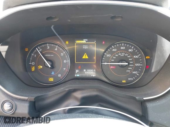 2019 Subaru Crosstrek Premium with VIN JF2GTAEC1K8387095, listed as a IAAI auction lot 42101685 with 64,008 mi miles and . Bid and sale history available at DreamBid. Image 7.
