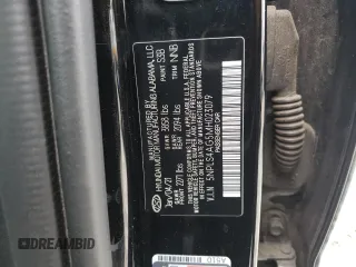 2021 Hyundai Elantra SEL with VIN 5NPLS4AG5MH023079, listed as a Copart auction lot 46141644 with 77,609 mi miles and Salvage Title. Bid and sale history available at carsss.com. Image 12.