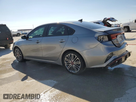 2022 Kia Forte GT with VIN 3KPF44AC1NE477341, listed as a Copart auction lot 45699225 with 77,120 mi miles and Clean Title. Bid and sale history available at carsss.com. Image 2.