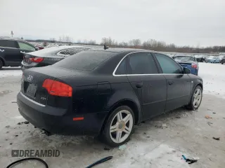 2007 Audi A4 2.0T with VIN WAUAF78E47A093098, listed as a Copart auction lot 86976454 with 98,237 mi miles and Clean Title. Bid and sale history available at carsss.com. Image 3.