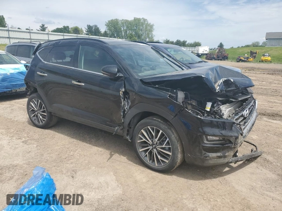 2021 Hyundai Tucson Ultimate z VIN KM8J3CAL7MU329567, wystawiony jako Copart lot #57622255 z przebiegiem 48 709 mil mil oraz Nie do naprawy • Non repairable. Historia ofert i sprzedaży dostępna na DreamBid. Obrazek 4.