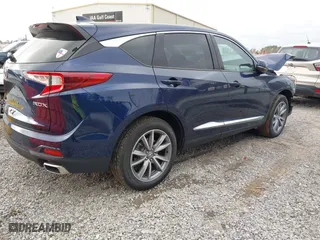 2023 Acura RDX w/Technology Package with VIN 5J8TC1H52PL008122, listed as a IAAI auction lot 41453614 with 12,071 mi miles. Bid and sale history available at carsss.com. Image 4.
