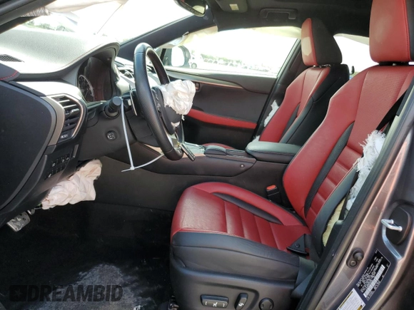 2021 Lexus NX 300 F Sport with VIN JTJSARBZ3M2200206, listed as a Copart auction lot 52511245 with 34,266 mi miles and Non repairable. Bid and sale history available at DreamBid. Image 7.