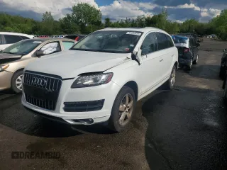 2015 Audi Q7 Premium Plus z VIN WA1LGAFE8FD026827, wystawiony jako Copart lot #55483895 z przebiegiem 102 239 mil mil oraz Szkoda całkowita • Salvage title. Historia ofert i sprzedaży dostępna na DreamBid. Obrazek 1.