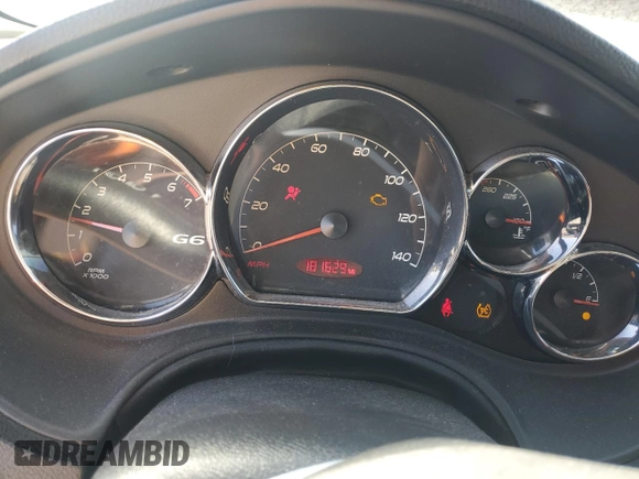 2008 Pontiac G6 GT with VIN 1G2ZH57N184118405, listed as a Copart auction lot 48583895 with 181,629 mi miles and Salvage Title. Bid and sale history available at DreamBid. Image 9.
