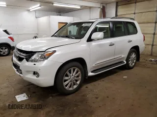 2008 Lexus LX 570 with VIN JTJHY00W484011987, listed as a Copart auction lot 78443684 with 123,968 mi miles and Salvage Title. Bid and sale history available at carsss.com. Image 1.