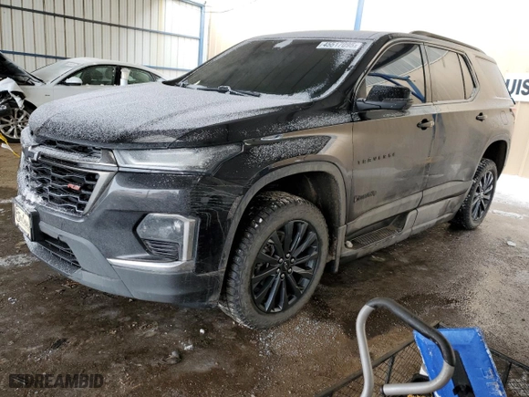 2022 Chevrolet Traverse RS with VIN 1GNERJKWXNJ107875, listed as a Copart auction lot 45517095 with 41,572 mi miles and Salvage Title. Bid and sale history available at carsss.com. Image 1.