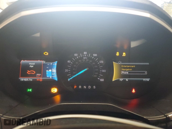 2018 Ford Edge SEL with VIN 2FMPK4J84JBB78073, listed as a Copart auction lot 51618565 with 91,625 mi miles and Salvage Title. Bid and sale history available at carsss.com. Image 9.
