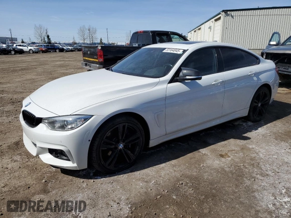 2016 BMW 4 Series 435i xDrive z VIN WBA4B3C59GG344557, wystawiony jako Copart lot #53164045 z przebiegiem 99 094 mil mil oraz Szkoda całkowita • Salvage title. Historia ofert i sprzedaży dostępna na DreamBid. Obrazek 1.