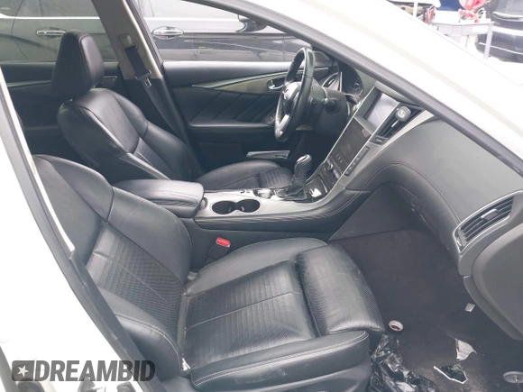2020 Infiniti Q50 Luxe with VIN JN1EV7AP5LM201081, listed as a IAAI auction lot 42141354 with 75,353 mi miles and . Bid and sale history available at DreamBid. Image 5.