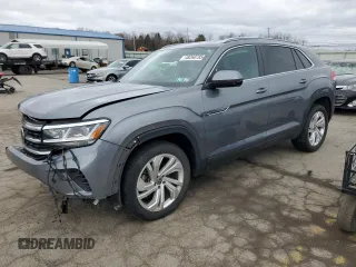 2020 Volkswagen Atlas SEL with VIN 1V2ME2CA6LC231134, listed as a Copart auction lot 48260785 with 63,057 mi miles and Salvage title. Bid and sale history available at DreamBid. Image 1.