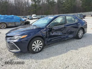 2021 Toyota Camry Hybrid LE with VIN 4T1C31AK9MU557171, listed as a Copart auction lot 48637275 with 77,193 mi miles and Salvage Title. Bid and sale history available at carsss.com. Image 1.