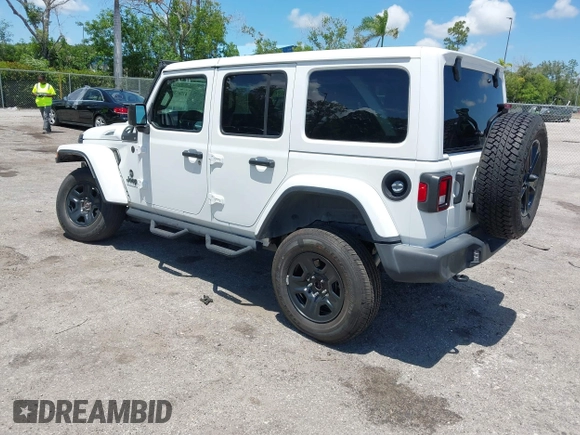 2023 Jeep Wrangler Willys with VIN 1C4HJXDN1PW546425, listed as a IAAI auction lot 42503380 with 25,245 mi miles and . Bid and sale history available at DreamBid. Image 3.