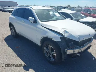 2018 Mercedes-Benz GLC with VIN WDC0G4JB0JV091496, listed as a IAAI auction lot 41482636 with 115,141 mi miles. Bid and sale history available at carsss.com. Image 1.