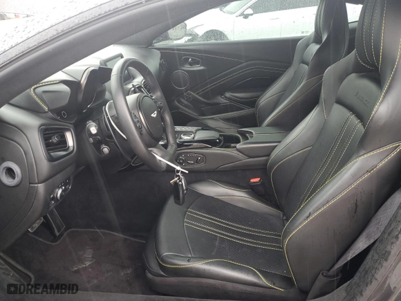 2021 Aston Martin Vantage with VIN SCFSMGAW6MGN05581, listed as a Copart auction lot 48432665 with 22,469 mi miles and Salvage Title. Bid and sale history available at carsss.com. Image 7.