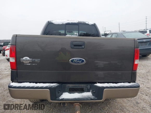 2005 Ford F-150 XLT with VIN 1FTPW14525KB72924, listed as a IAAI auction lot 41559373 with 195,485 mi miles. Bid and sale history available at carsss.com. Image 16.