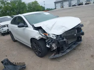 2021 Kia Forte GT-Line with VIN 3KPF34AD9ME333644, listed as a IAAI auction lot 42367617 with 58,791 mi miles and . Bid and sale history available at DreamBid. Image 1.