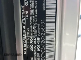 2016 Mercedes-Benz G-Class G 550 with VIN WDCYC3KF2GX256701, listed as a Copart auction lot 83559844 with 19,722 mi miles and Salvage Title. Bid and sale history available at carsss.com. Image 14.